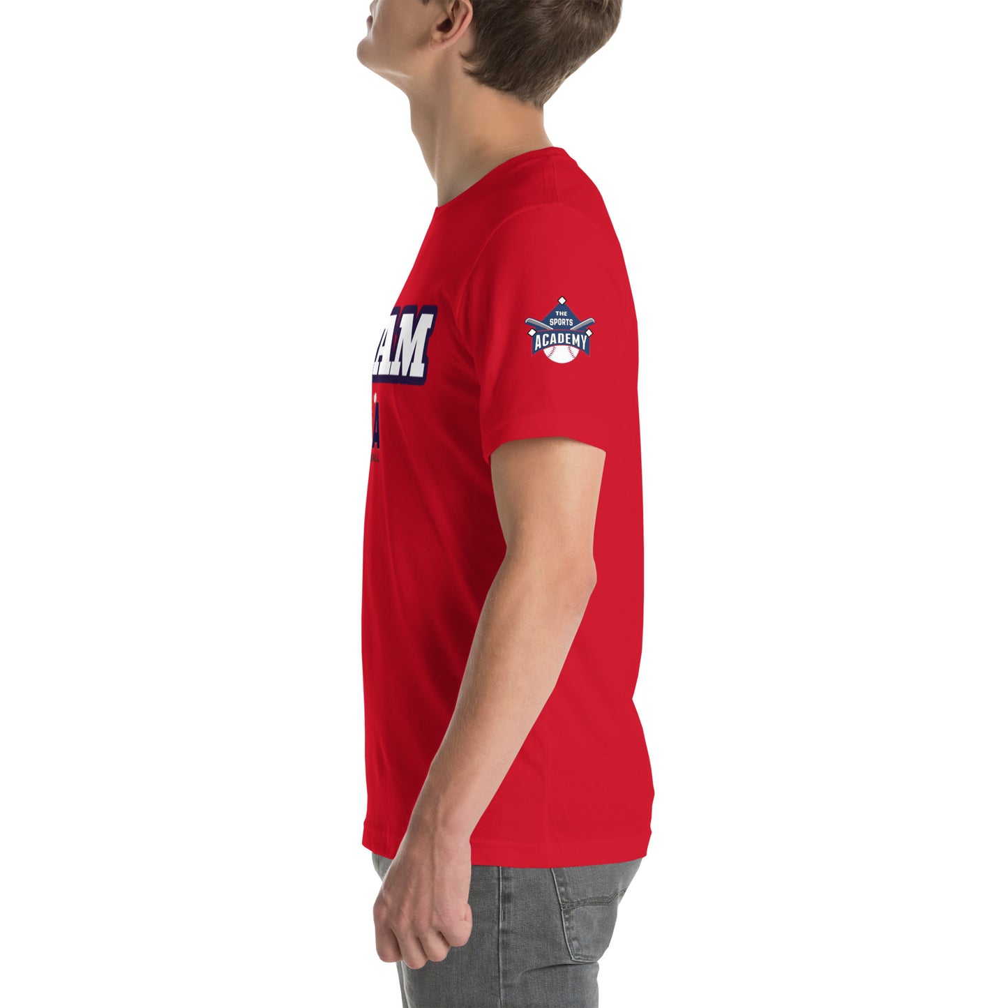 T.S.A. Baseball. "Team" Unisex t-shirt