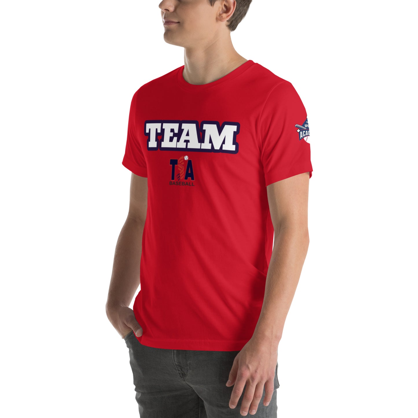 T.S.A. Baseball. "Team" Unisex t-shirt