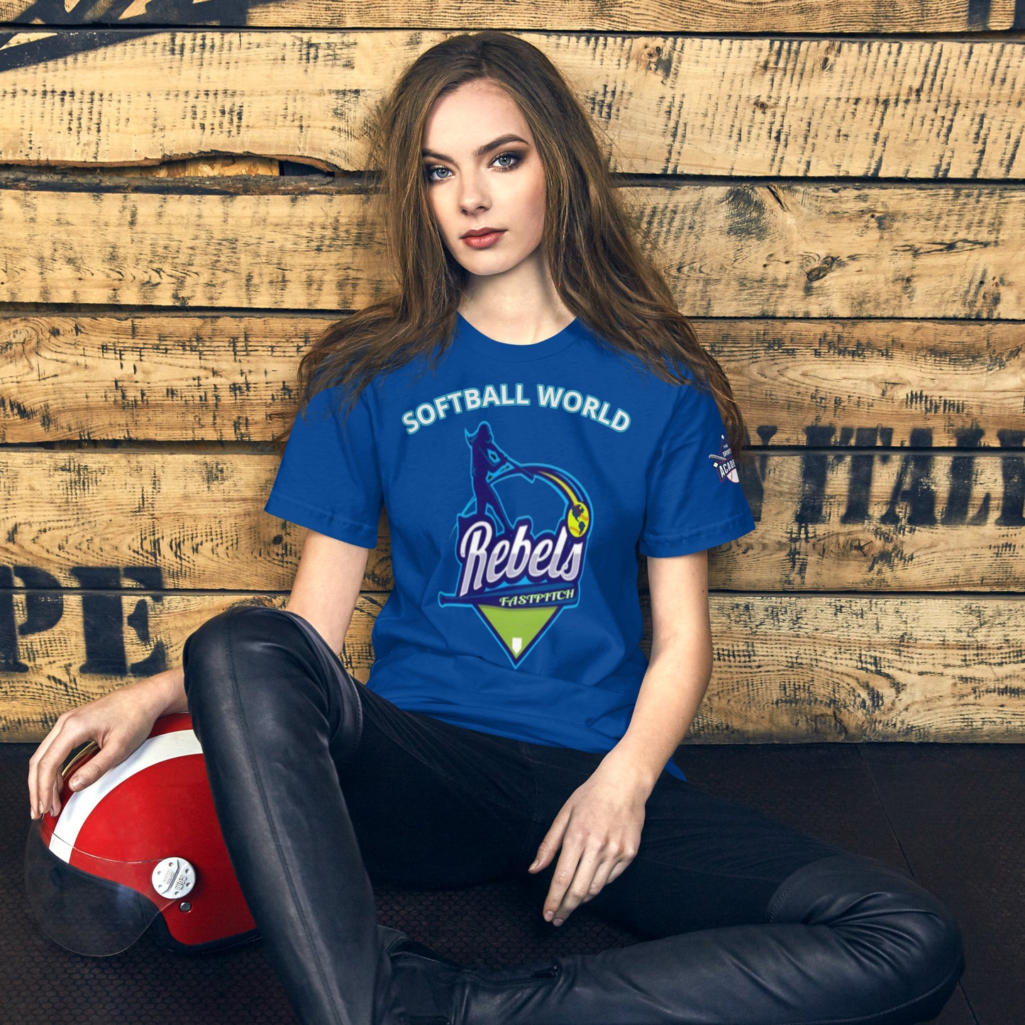 Softball World Lady Rebels. Unisex t-shirt