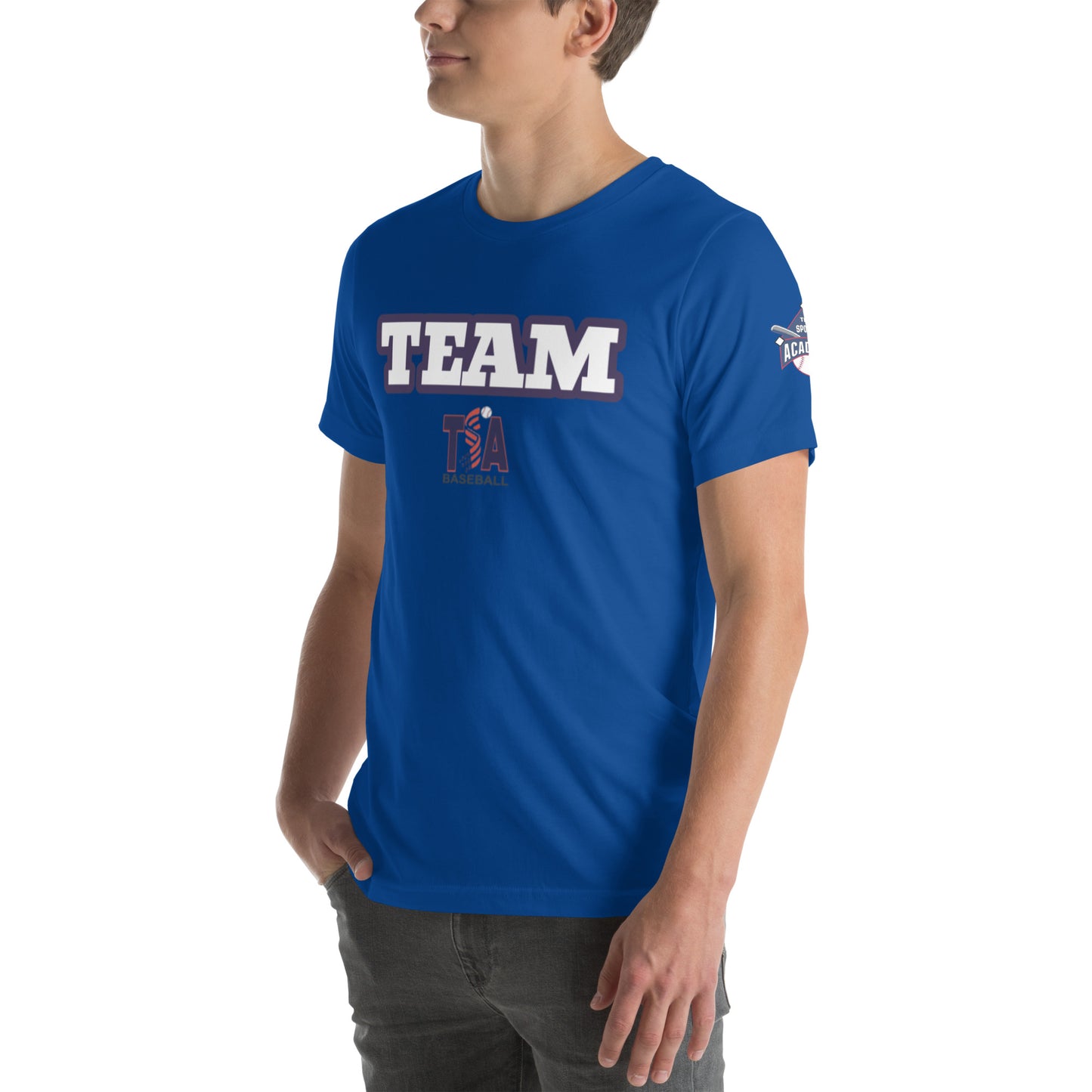 T.S.A. Baseball. "Team" Unisex t-shirt