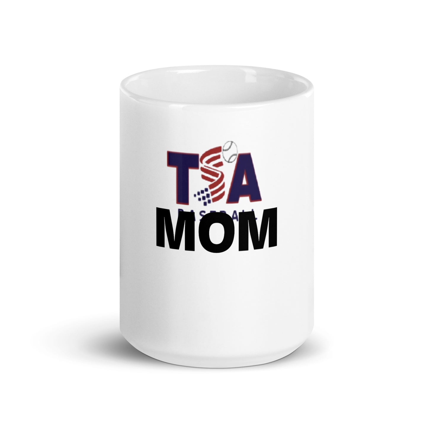 White glossy mug