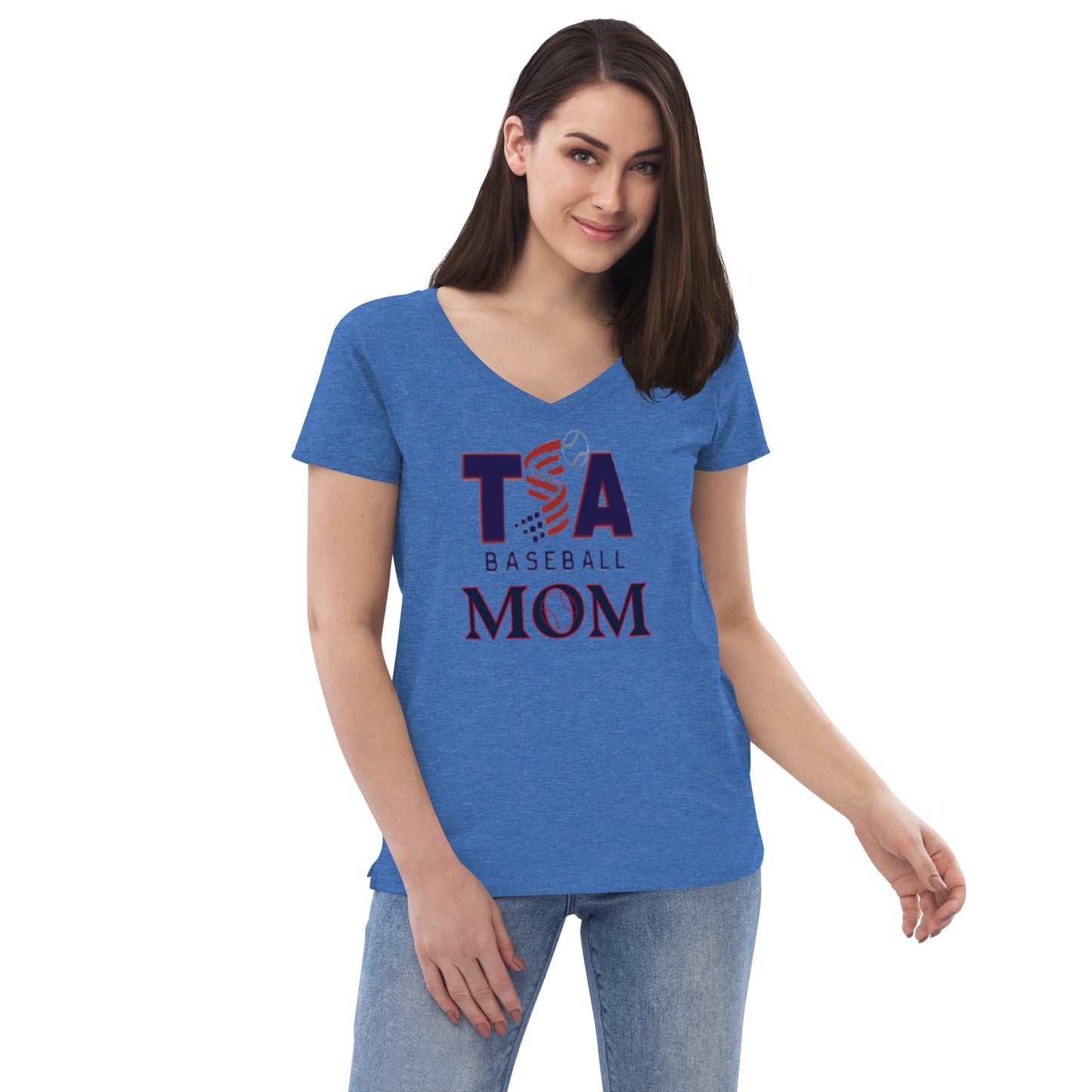 Women’s recycled v-neck t-shirt
