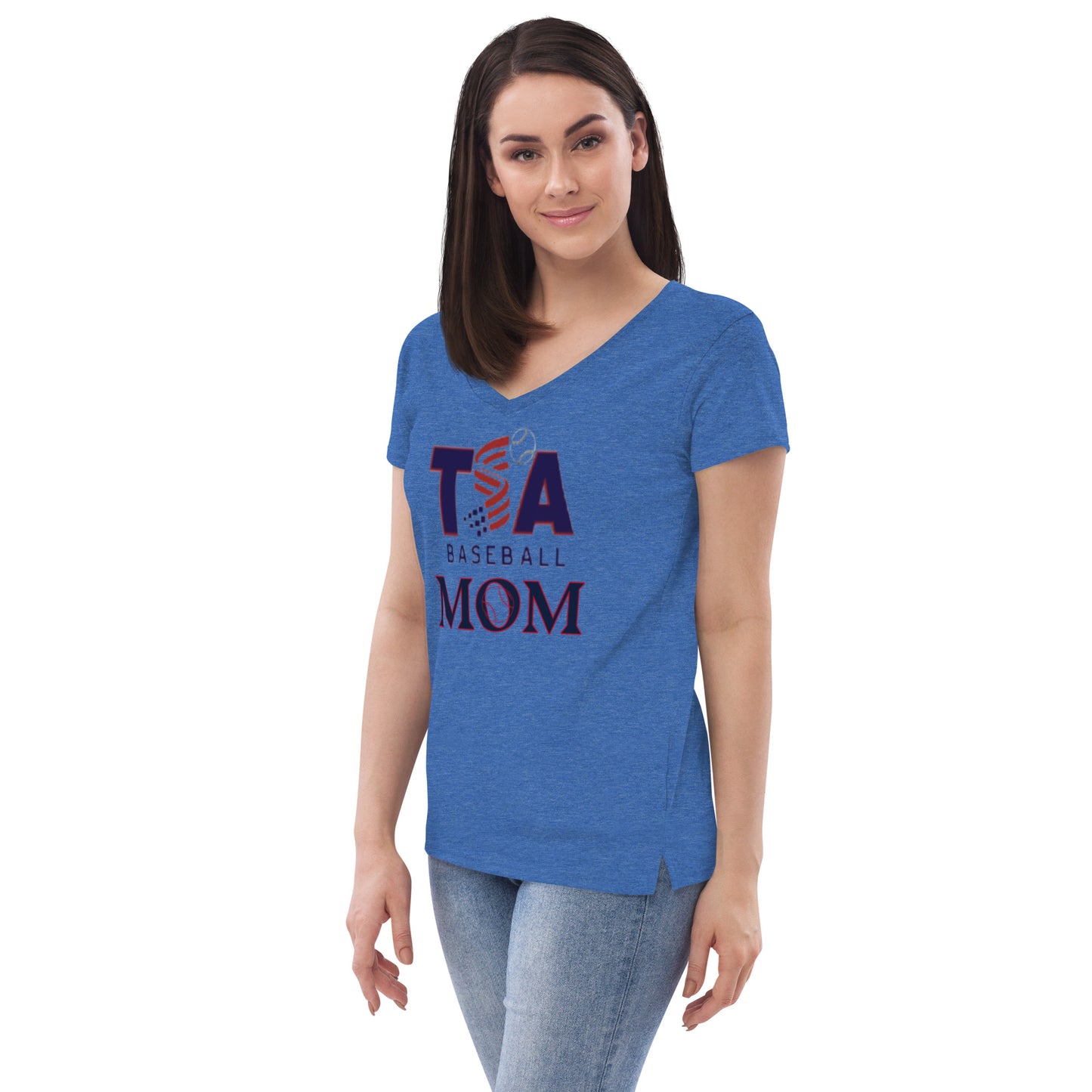 Women’s recycled v-neck t-shirt