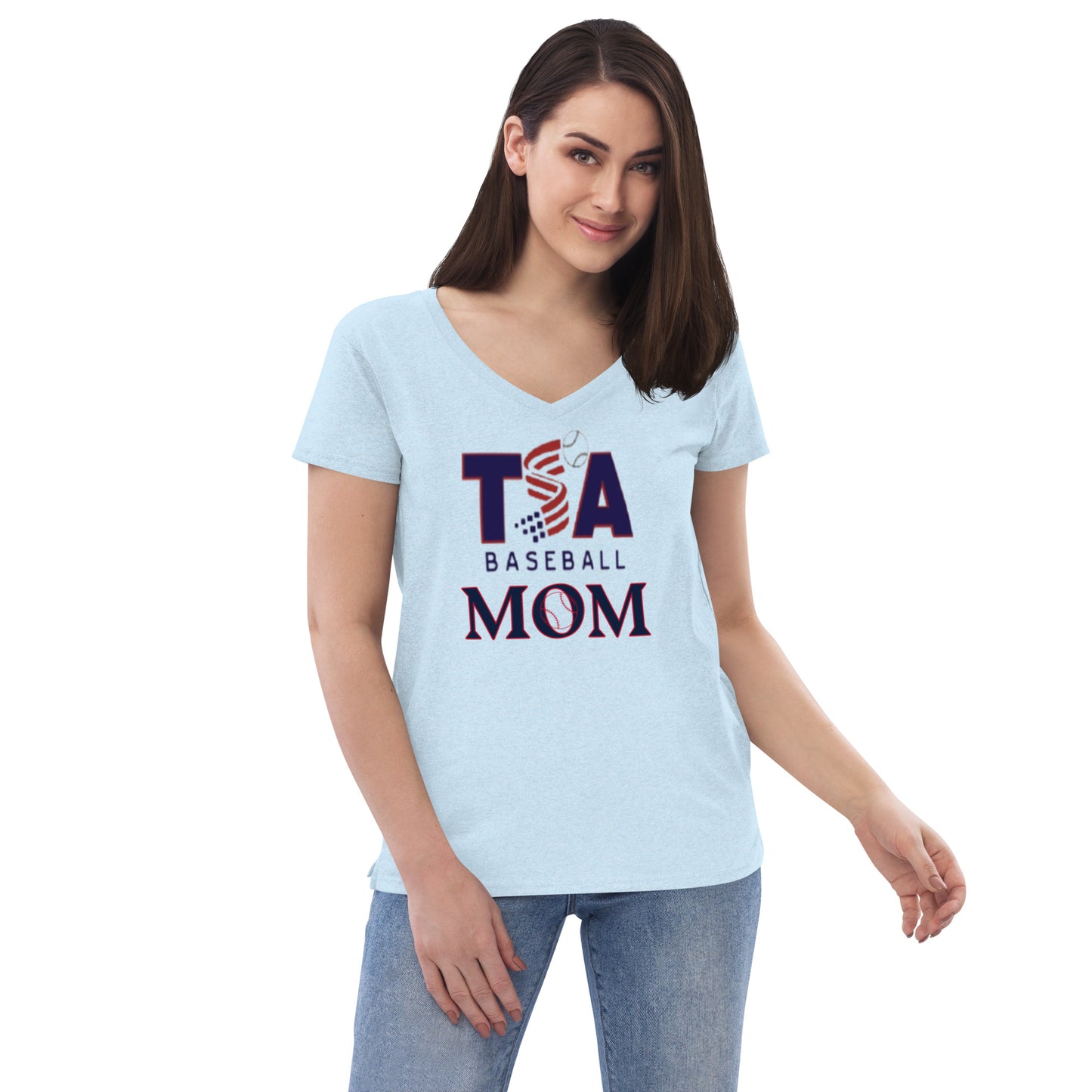 Women’s recycled v-neck t-shirt