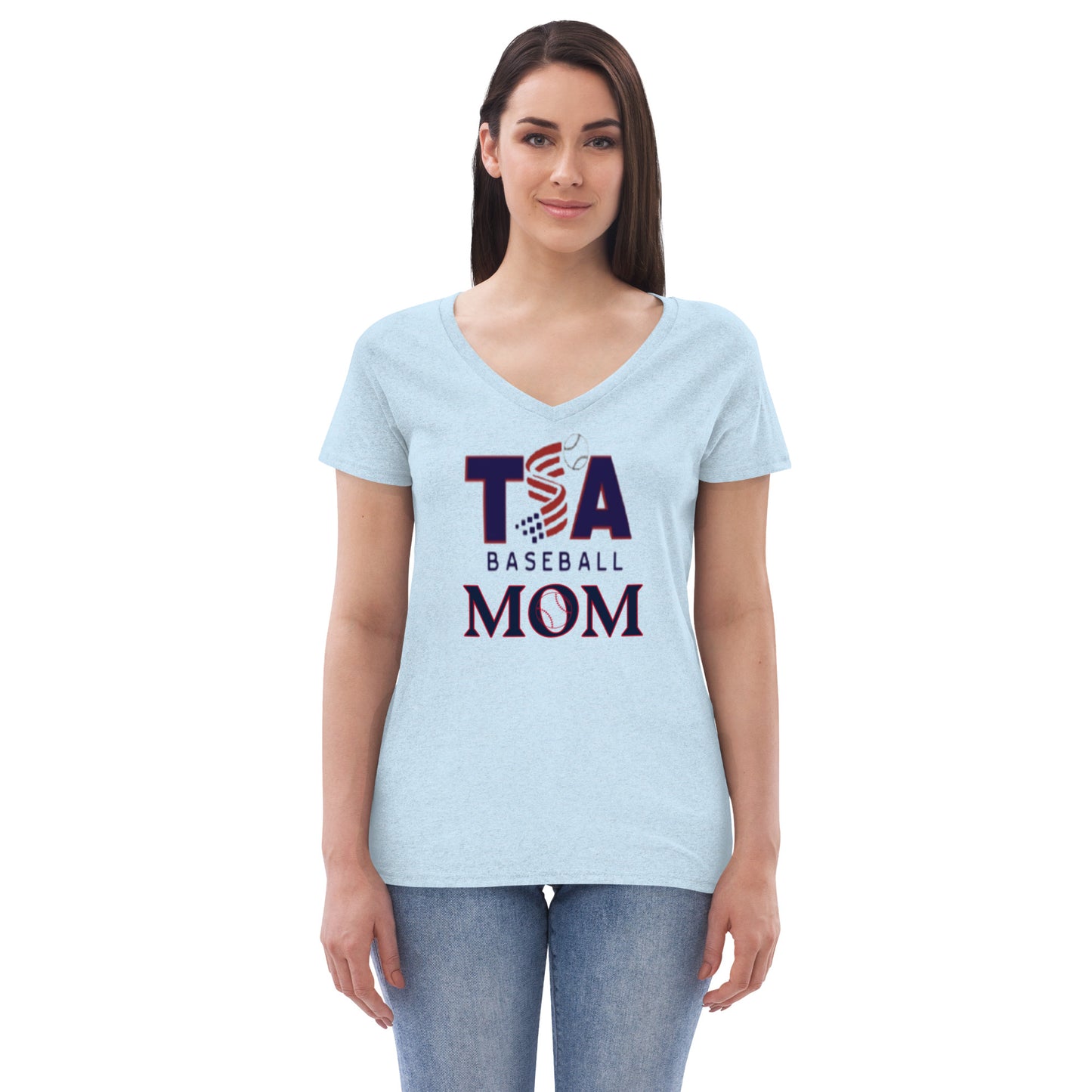 Women’s recycled v-neck t-shirt