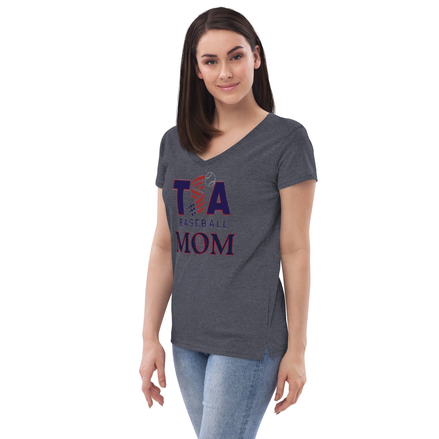 Women’s recycled v-neck t-shirt