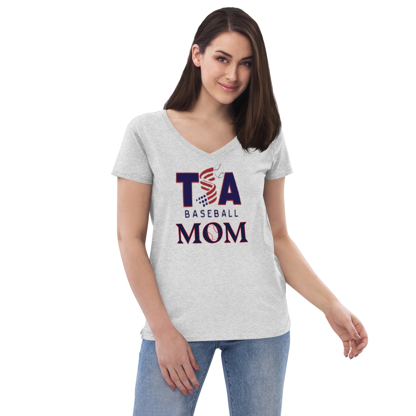 Women’s recycled v-neck t-shirt