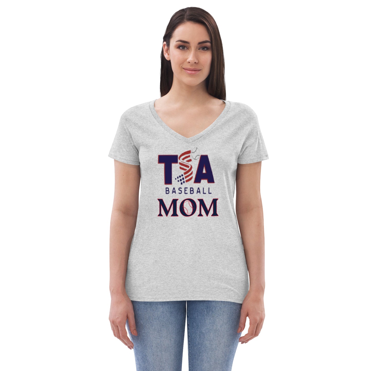 Women’s recycled v-neck t-shirt