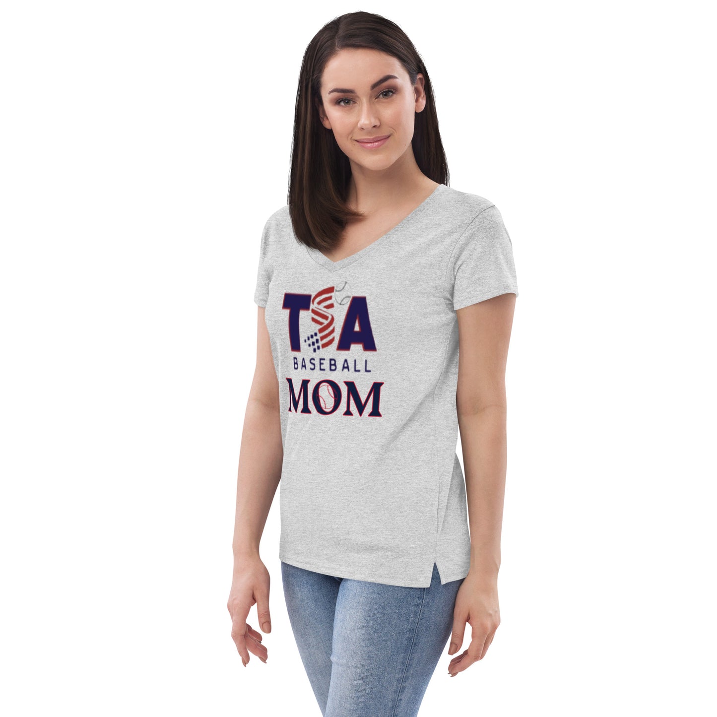 Women’s recycled v-neck t-shirt