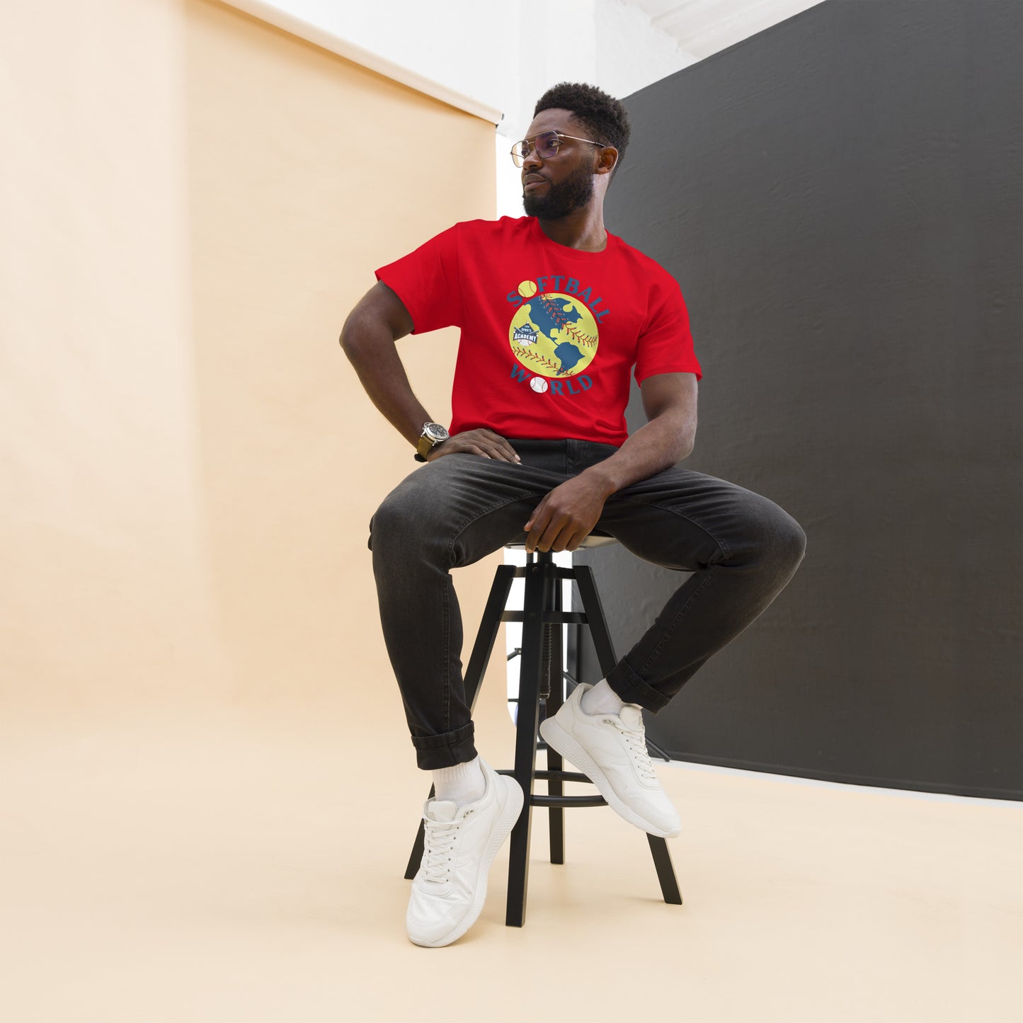 Softball World Men's classic tee