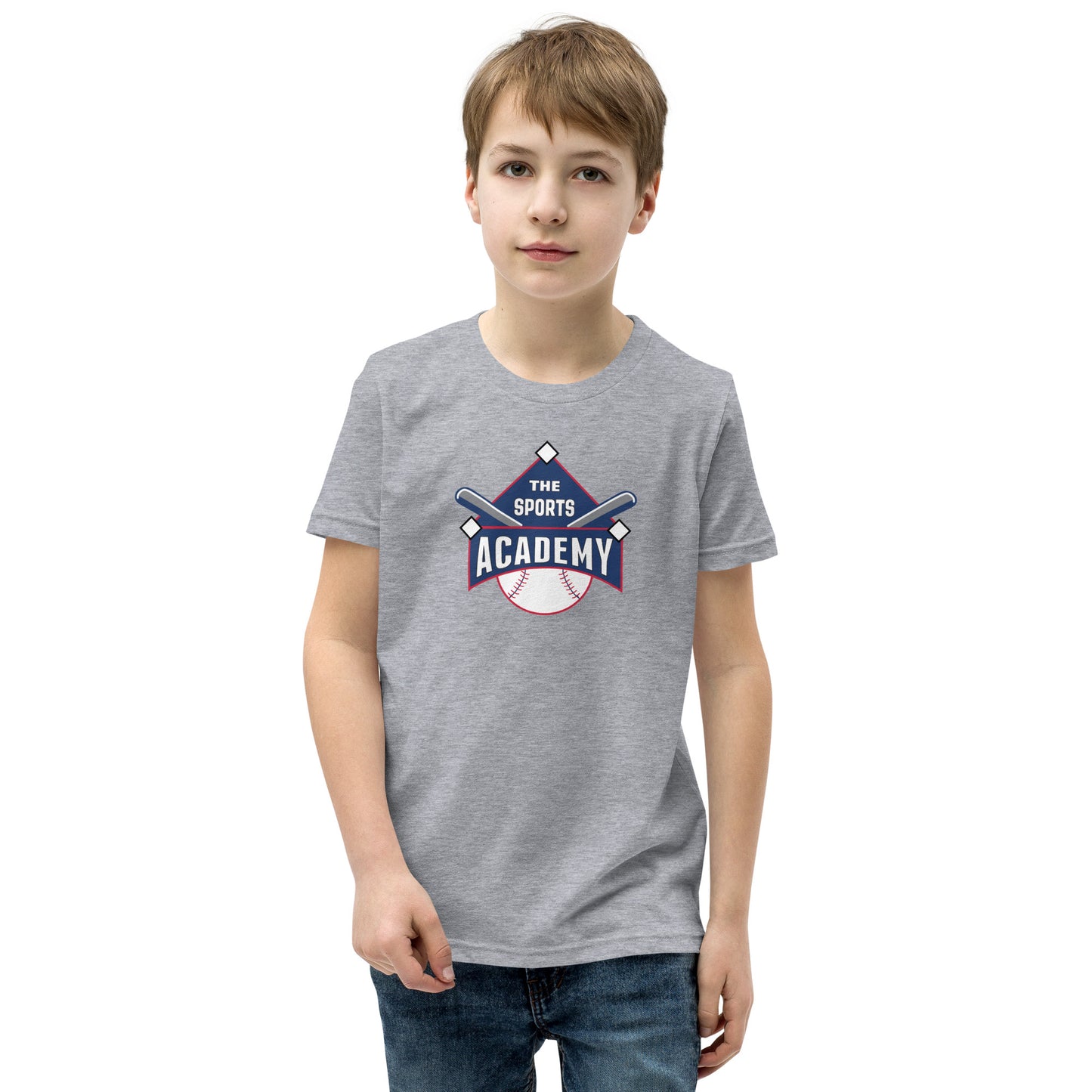 The Sports Academy Logo. Youth Short Sleeve T-Shirt