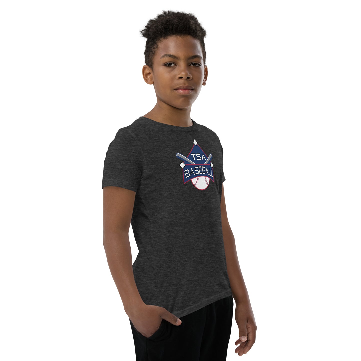 T.S.A. Baseball 2024. Youth Short Sleeve T-Shirt