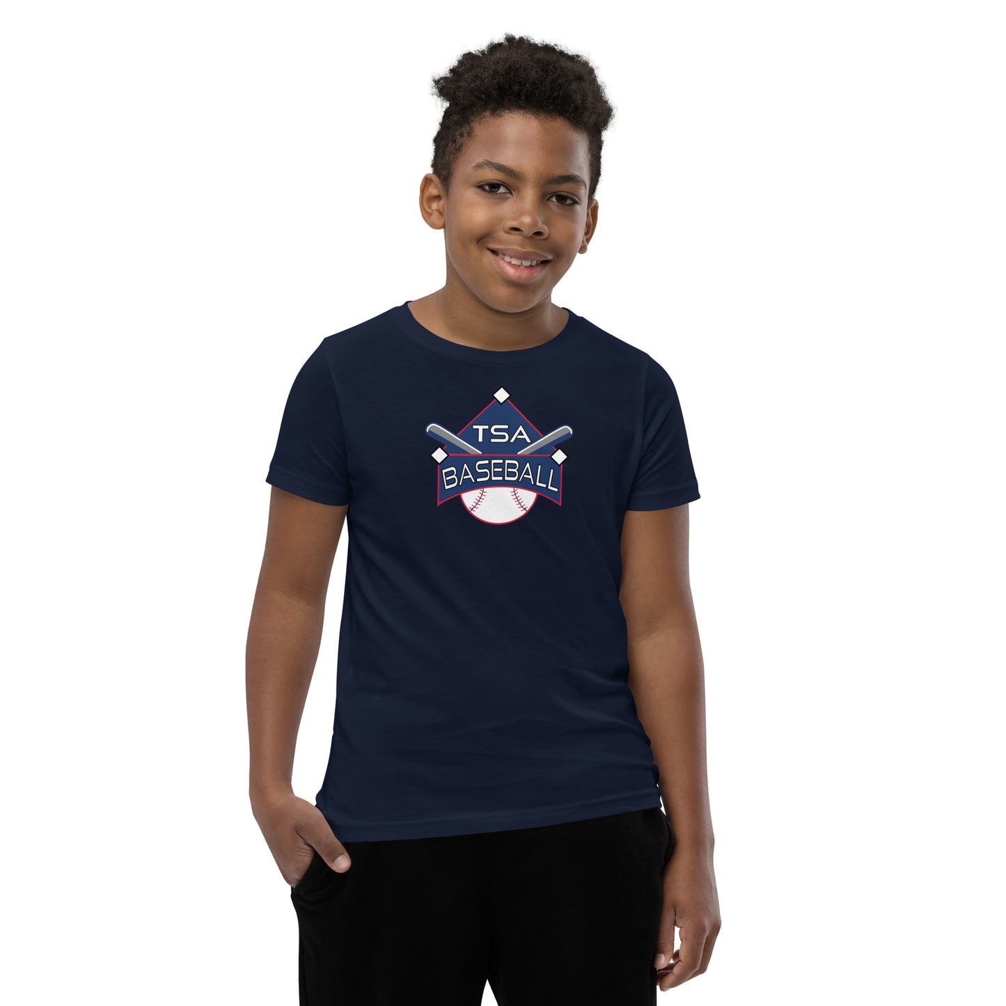 T.S.A. Baseball 2024. Youth Short Sleeve T-Shirt