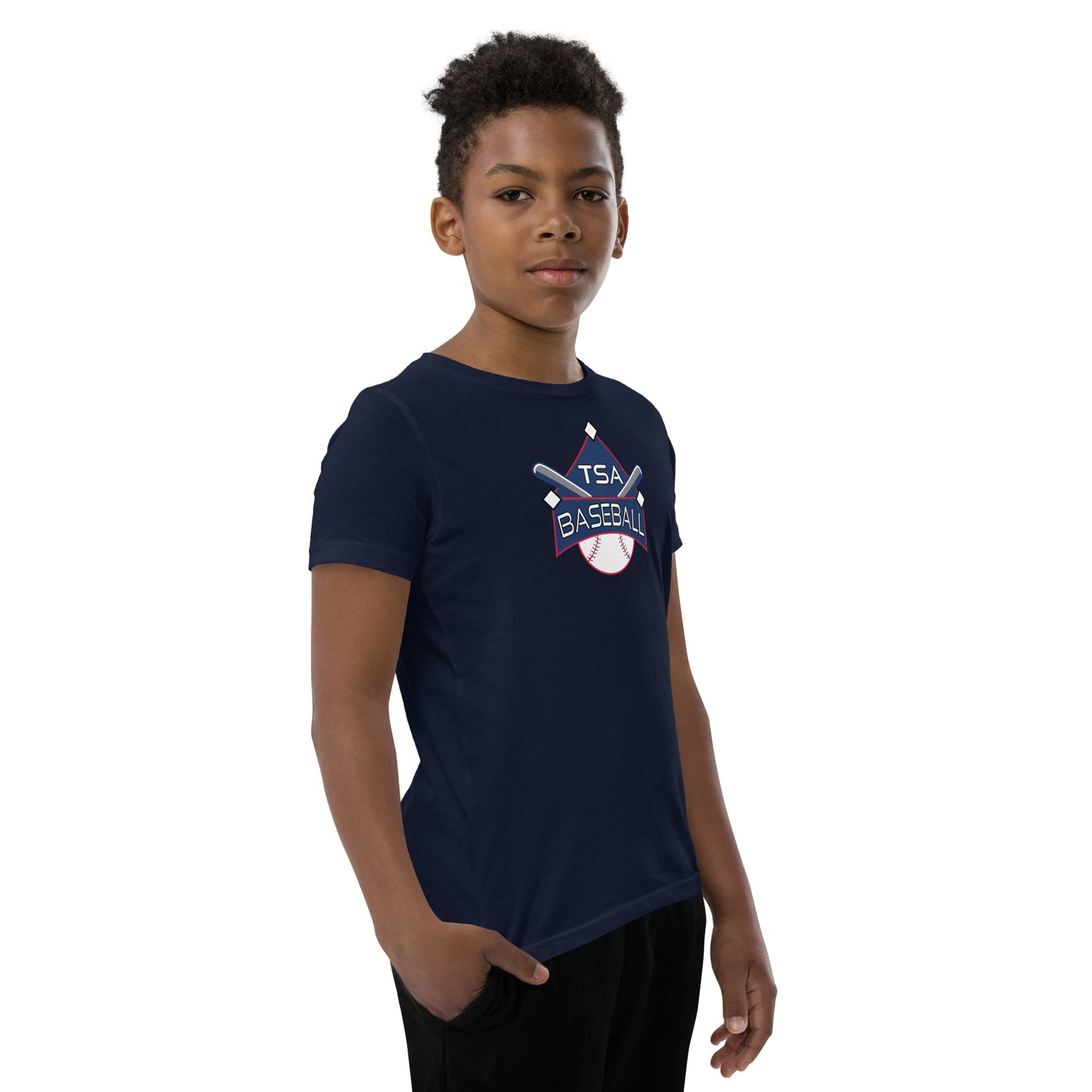 T.S.A. Baseball 2024. Youth Short Sleeve T-Shirt