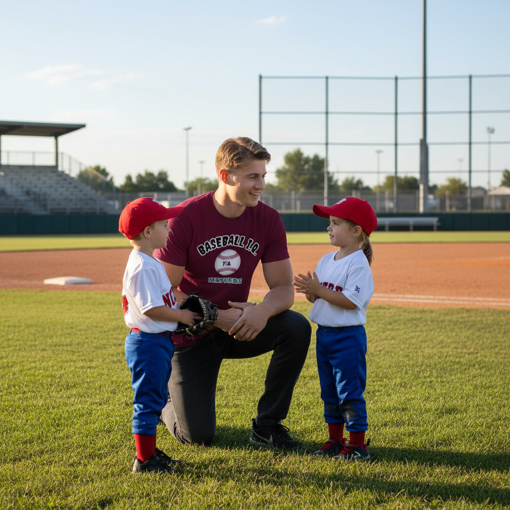 T.S.A. W/Baseball. "Baseball I.Q. Matters" Unisex classic tee