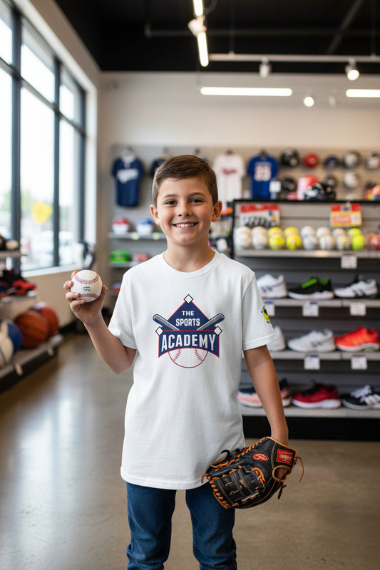Sports Academy Logo Short Sleeve T-shirt