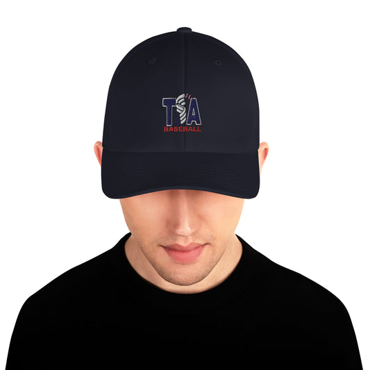 T.S.A. Baseball Logo on front, "Grit" on back. "Fitted" Structured Twill Cap