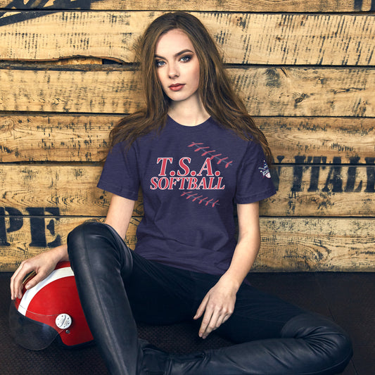 T.S.A. Softball "With seams" Unisex t-shirt