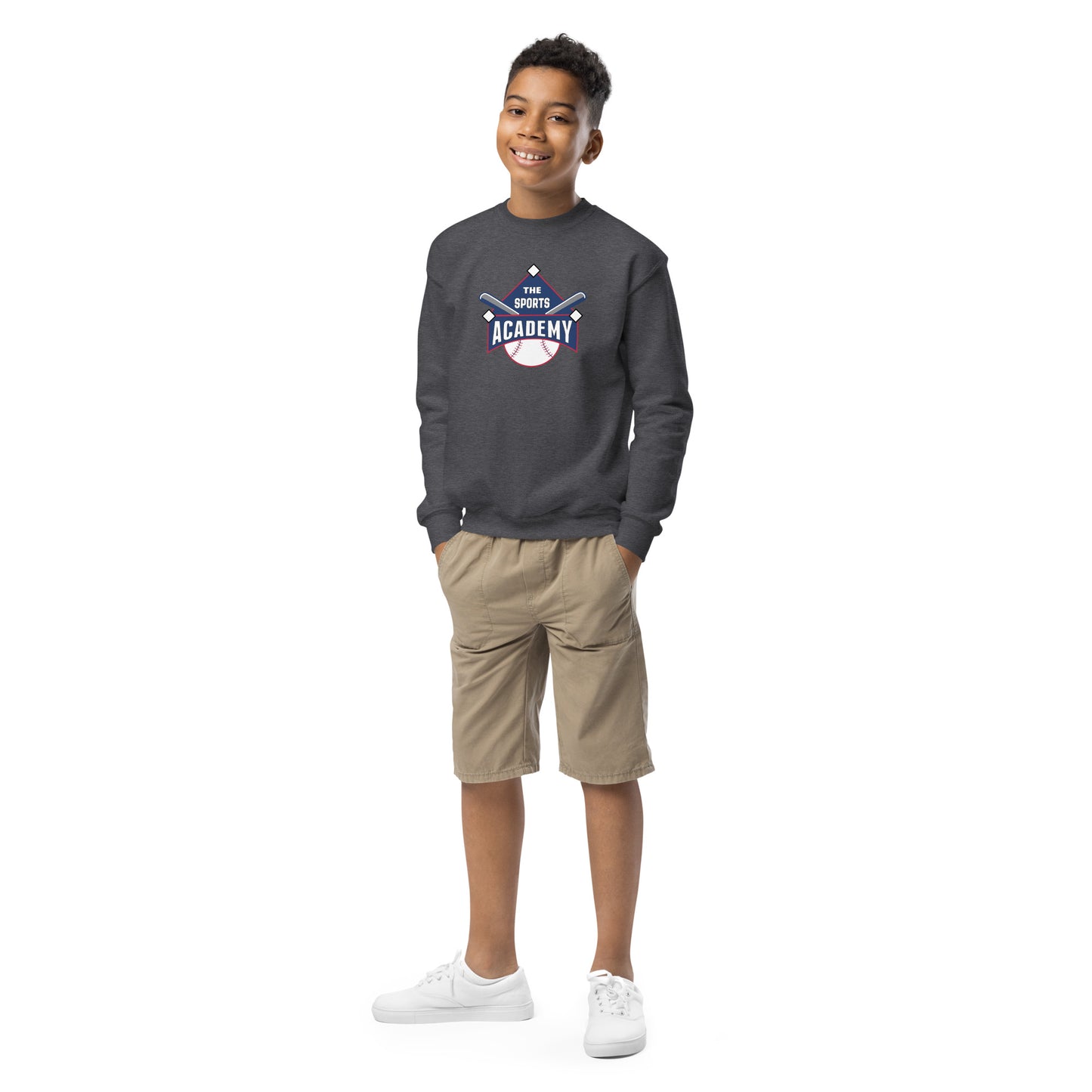 The Sports Academy Youth crewneck sweatshirt