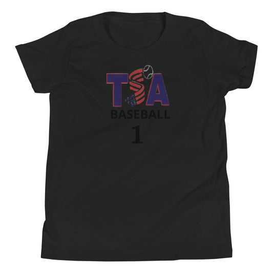 T.S.A. Baseball #1 Youth Short Sleeve T-Shirt
